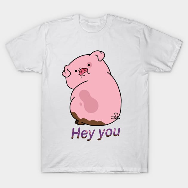 Gravity Falls Waddles T-Shirt by Сelery